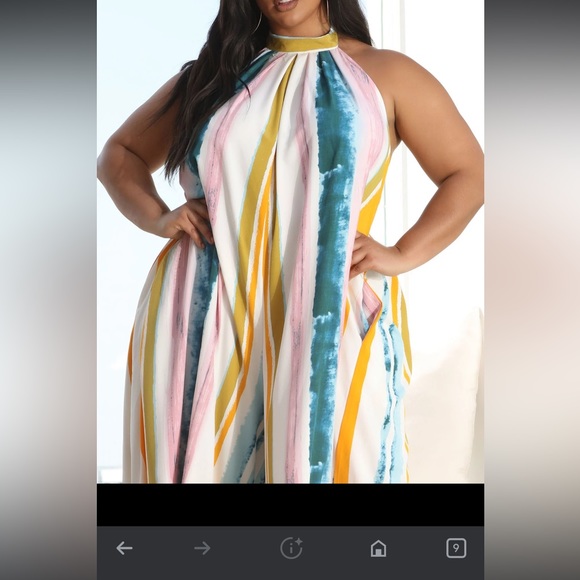 NWT fashion nova Maldives printed jumpsuit - Picture 4 of 7